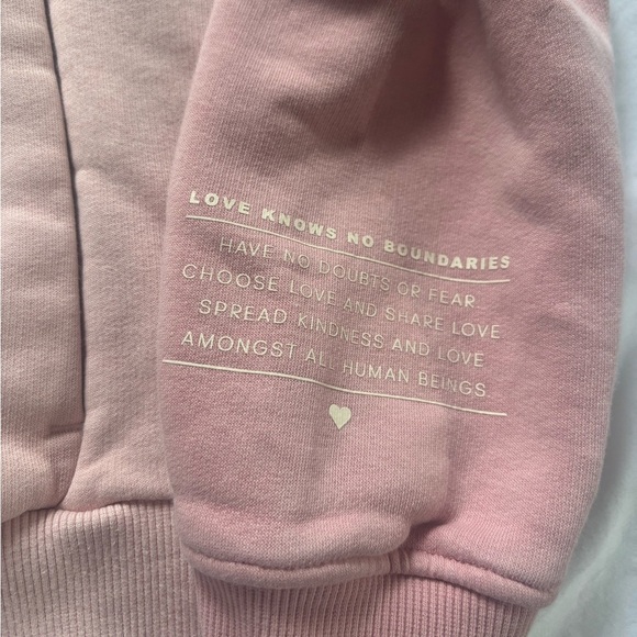 Adidas Men's Pink and Cream Hoodie - Picture 2 of 5